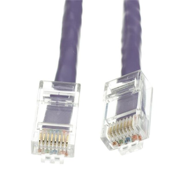 Cable Wholesale Cable Wholesale 10X6-14103 Cat5e Purple Ethernet Patch Cable & Bootless - 3 ft. 10X6-14103 - main